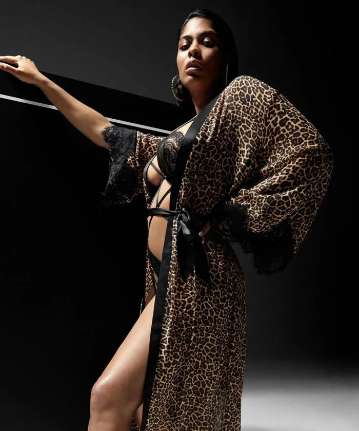 Hunkemller Chiffon Kimono 8211 Black Black 8211 Women
