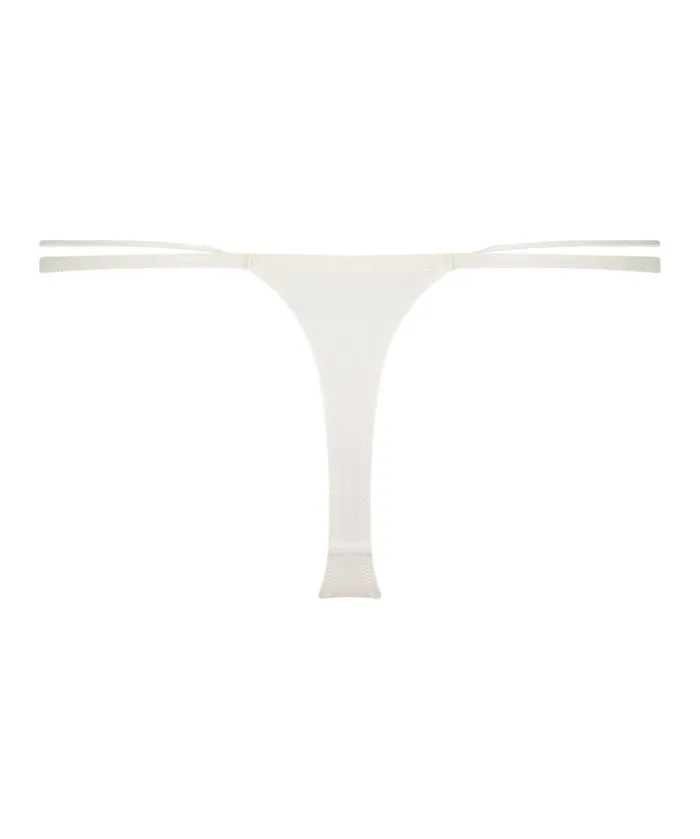 Hunkemller Daisy High Leg Thong 8211 White White 8211 Women Hunkemller Daisy High Leg Thong 8211 White White 8211 Women