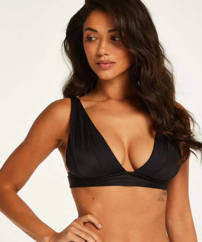 Hunkemller Deluxe Triangle Bikini Top 8211 Black Black 8211 Women