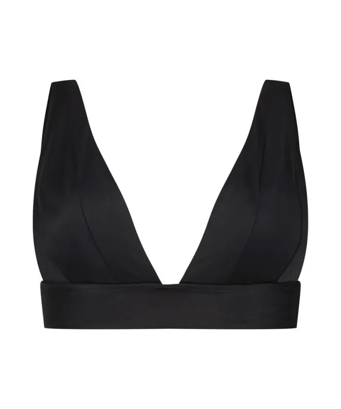 Hunkemller Deluxe Triangle Bikini Top 8211 Black Black 8211 Women Hunkemller Deluxe Triangle Bikini Top 8211 Black Black 8211 Women