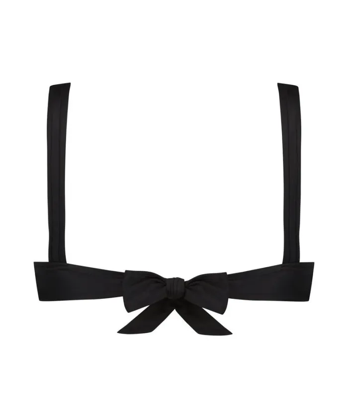 Hunkemller Deluxe Triangle Bikini Top 8211 Black Black 8211 Women Hunkemller Deluxe Triangle Bikini Top 8211 Black Black 8211 Women