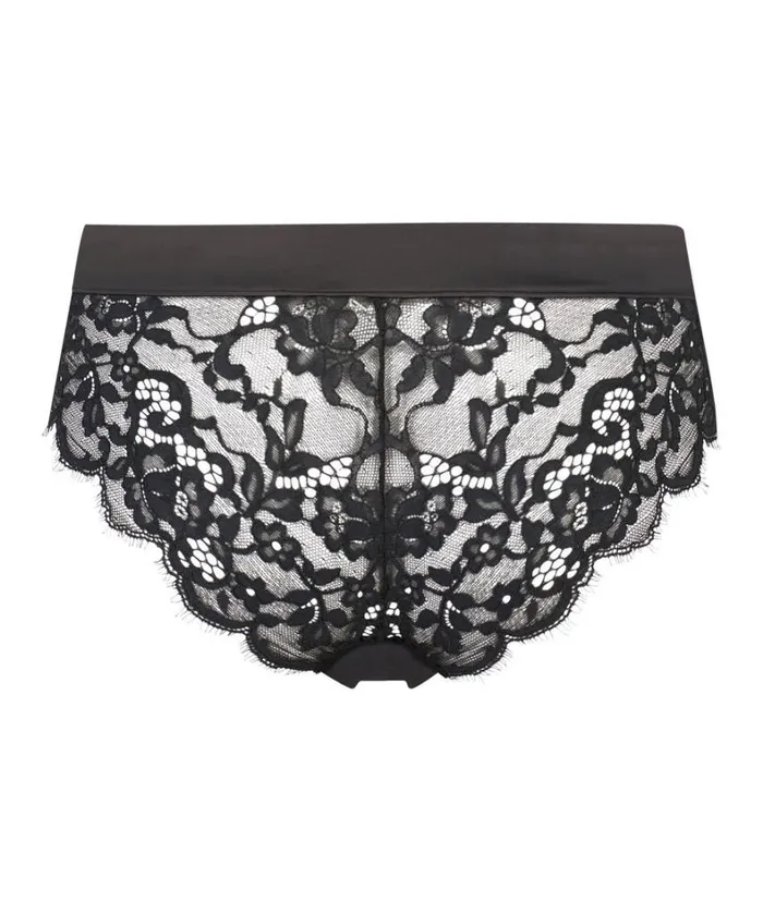 Hunkemller Genevieve Highcut Brazilian 8211 Black Black 8211 Women Hunkemller Genevieve Highcut Brazilian 8211 Black Black 8211 Women