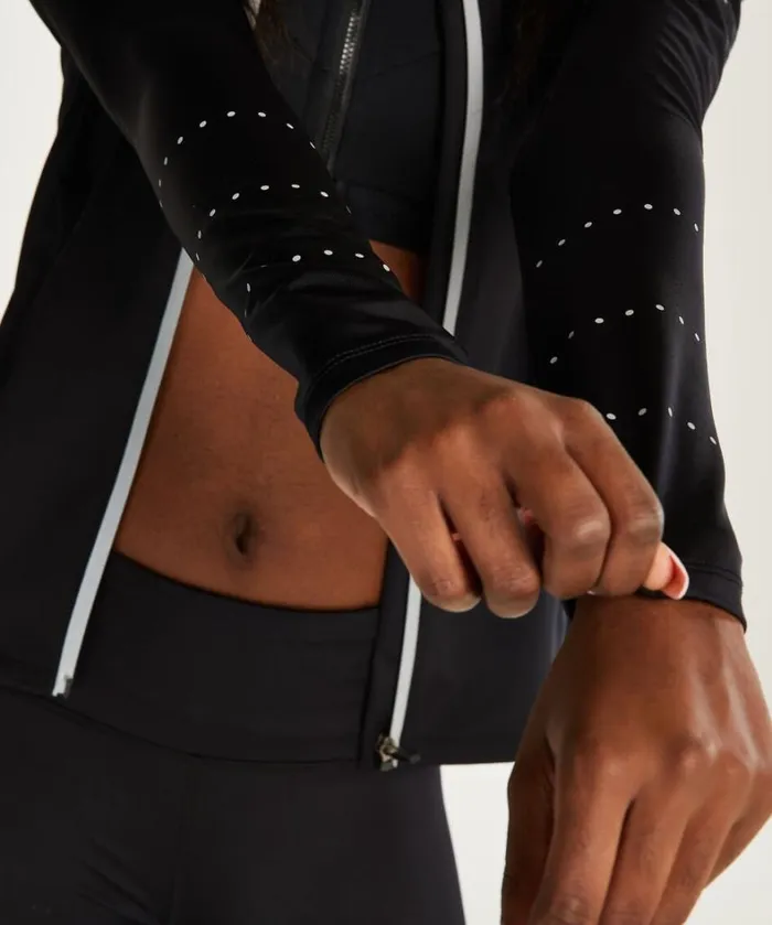 Hunkemller HKMX Run Baby Run Jacket 8211 Black Black 8211 Women Hunkemller HKMX Run Baby Run Jacket 8211 Black Black 8211 Women