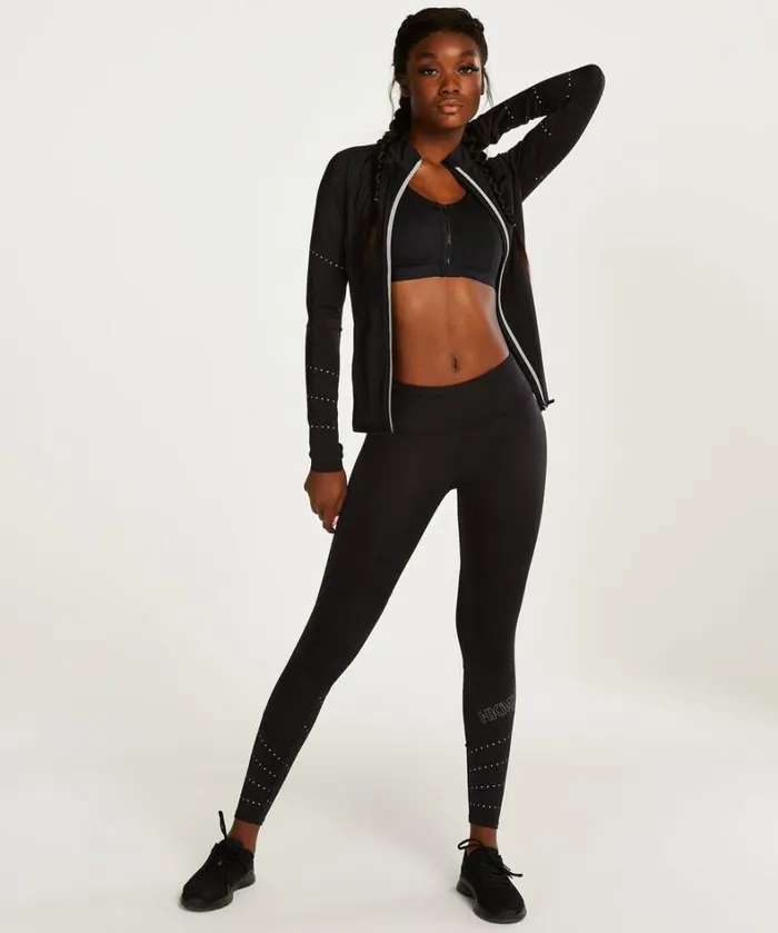 Hunkemller HKMX Run Baby Run Jacket 8211 Black Black 8211 Women Hunkemller HKMX Run Baby Run Jacket 8211 Black Black 8211 Women