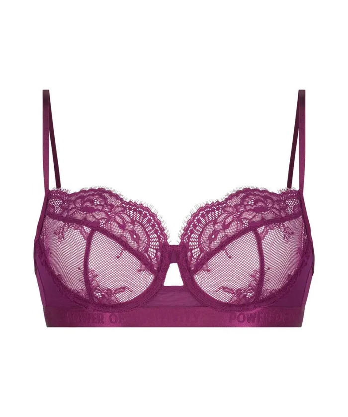 Hunkemller Honey NonPadded Underwired Bra 8211 Purple 8211 Women Hunkemller Honey NonPadded Underwired Bra 8211 Purple 8211 Women