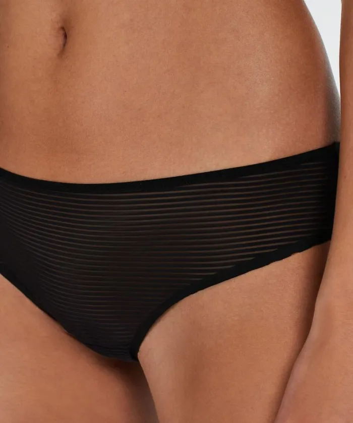 Hunkemller Invisible Brazilian Stripe Mesh 8211 Black Black 8211 Women Hunkemller Invisible Brazilian Stripe Mesh 8211 Black Black 8211 Women