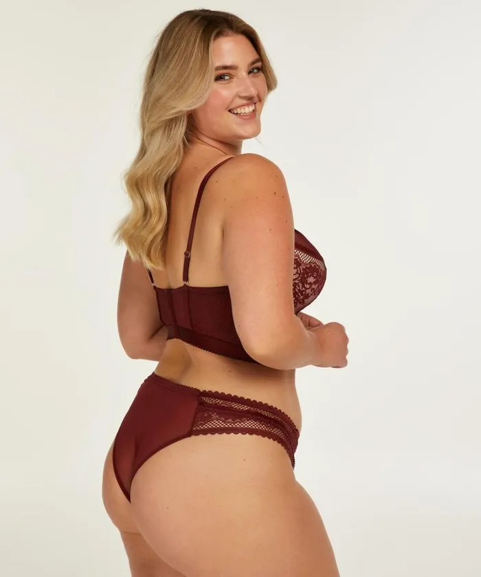 Hunkemller Malika Padded Longline Underwired Bra 8211 Red Red 8211 Women Hunkemller Malika Padded Longline Underwired Bra 8211 Red Red 8211 Women