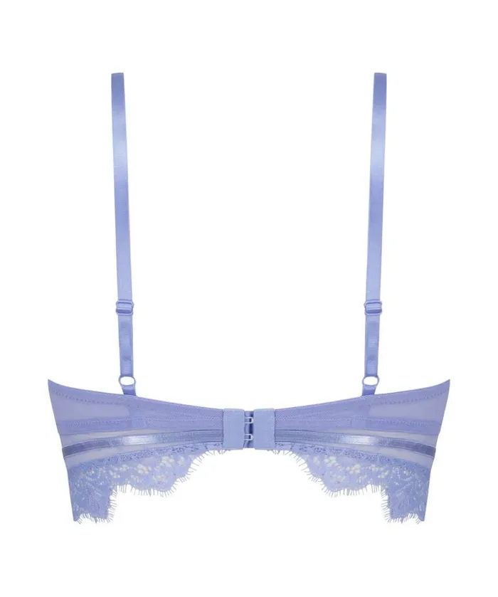 Hunkemller Marilee Padded Underwired Longline Bra 8211 Purple 8211 Women Hunkemller Marilee Padded Underwired Longline Bra 8211 Purple 8211 Women