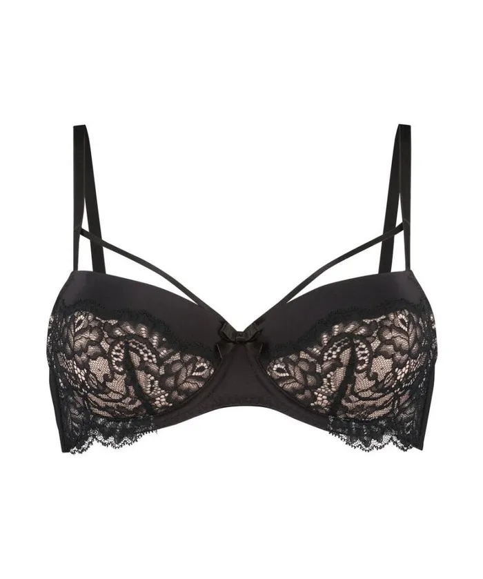 Hunkemller Mavis Padded Underwired Bra 8211 Black Black 8211 Women Hunkemller Mavis Padded Underwired Bra 8211 Black Black 8211 Women