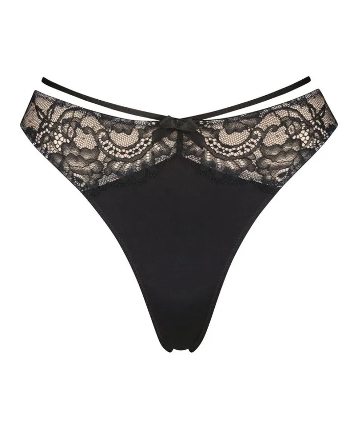 Hunkemller Mavis Thong 8211 Black Black 8211 Women Hunkemller Mavis Thong 8211 Black Black 8211 Women