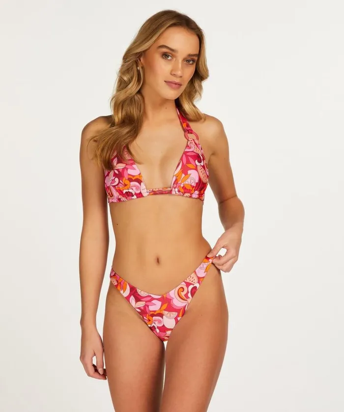 Hunkemller Miami High Leg Brazilian 8211 Pink 8211 Women