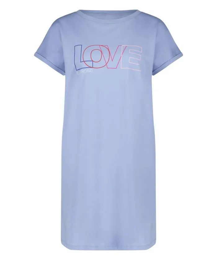 Hunkemller Round Neck Nightshirt 8211 Blue Blue 8211 Women Hunkemller Round Neck Nightshirt 8211 Blue Blue 8211 Women