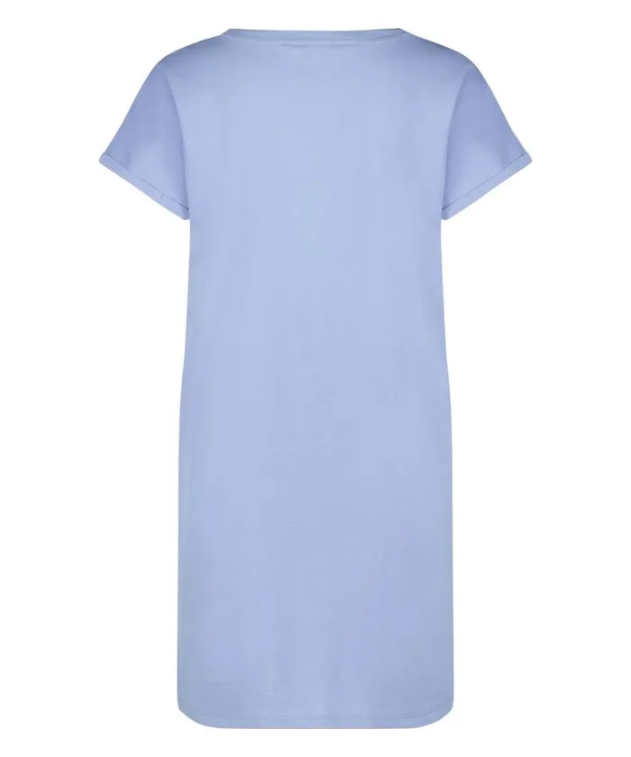 Hunkemller Round Neck Nightshirt 8211 Blue Blue 8211 Women Hunkemller Round Neck Nightshirt 8211 Blue Blue 8211 Women