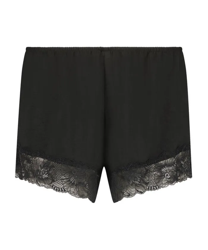 Hunkemller Satin Shorts 8211 Black Black 8211 Women Hunkemller Satin Shorts 8211 Black Black 8211 Women