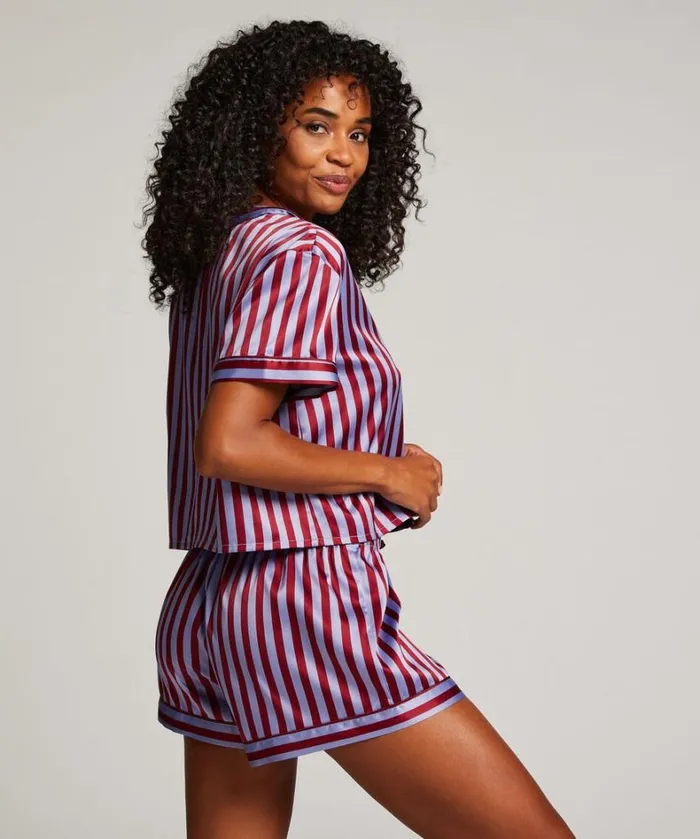 Hunkemller Satin Shorts 8211 Blue Blue 8211 Women Hunkemller Satin Shorts 8211 Blue Blue 8211 Women