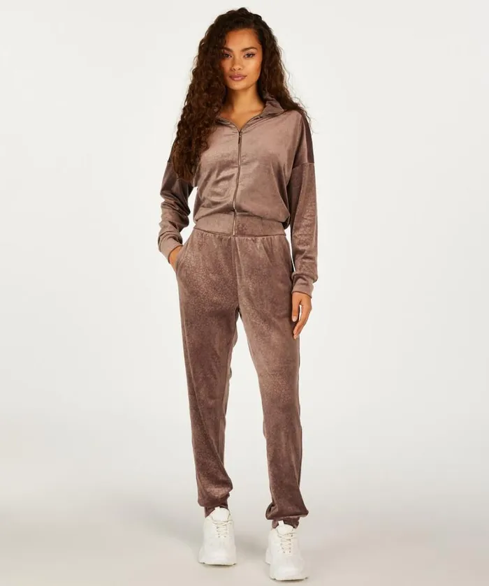 Hunkemller Velours Top 8211 Brown Brown 8211 Women Hunkemller Velours Top 8211 Brown Brown 8211 Women