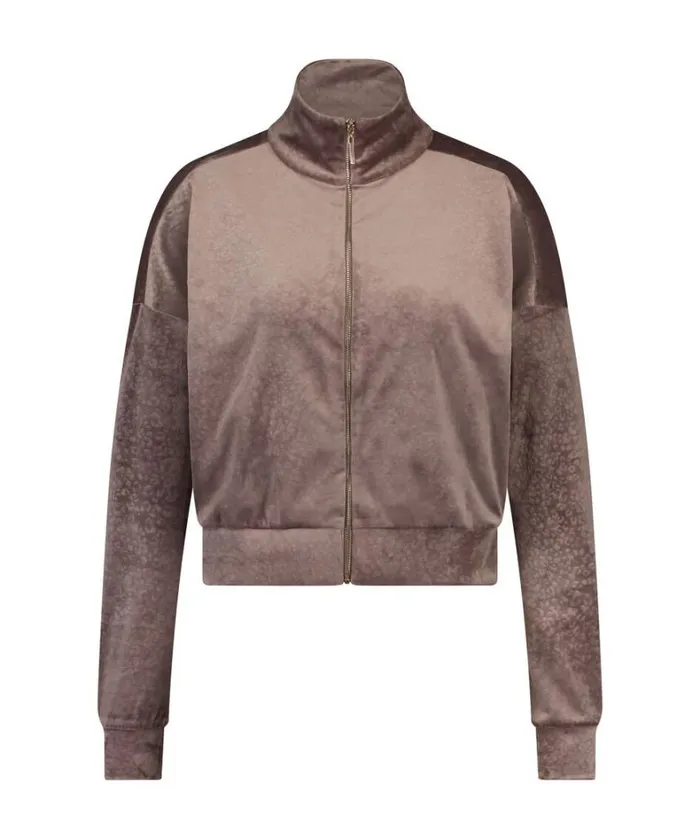 Hunkemller Velours Top 8211 Brown Brown 8211 Women Hunkemller Velours Top 8211 Brown Brown 8211 Women