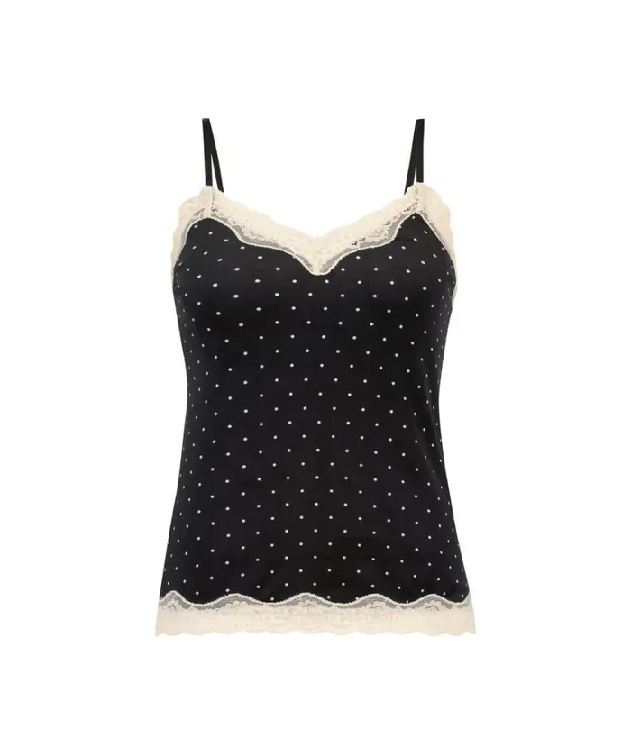 Hunkemller Velvet Lace Cami 8211 Black Black 8211 Women Hunkemller Velvet Lace Cami 8211 Black Black 8211 Women