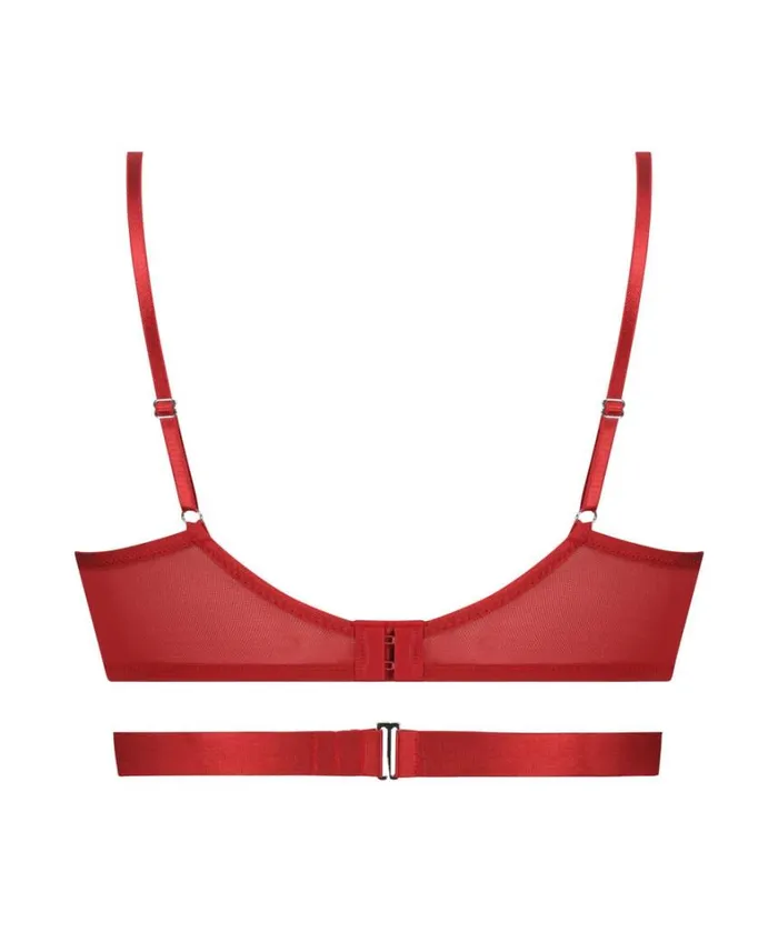 Hunkemller Violet NonPadded Underwired Bra 8211 Red 8211 Women Hunkemller Violet NonPadded Underwired Bra 8211 Red 8211 Women