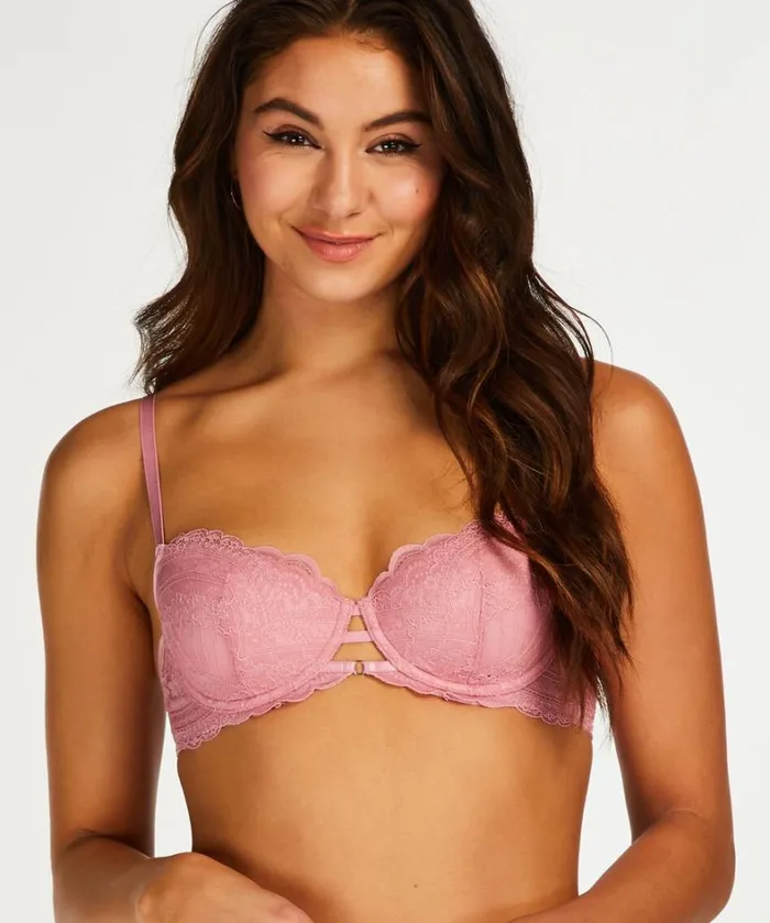 Hunkemller Wies Padded Underwired Bra 8211 Pink 8211 Women