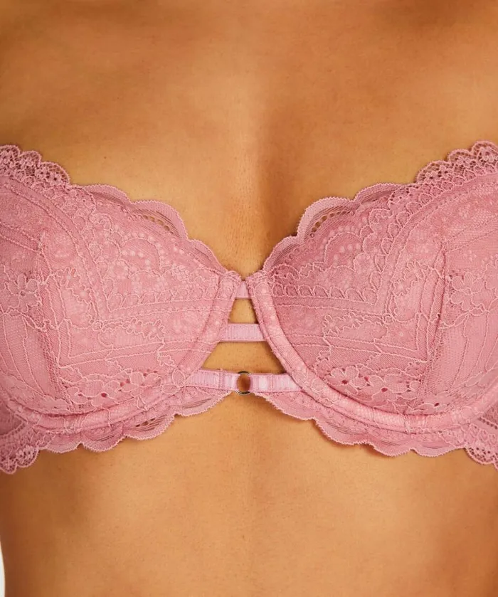 Hunkemller Wies Padded Underwired Bra 8211 Pink 8211 Women Hunkemller Wies Padded Underwired Bra 8211 Pink 8211 Women