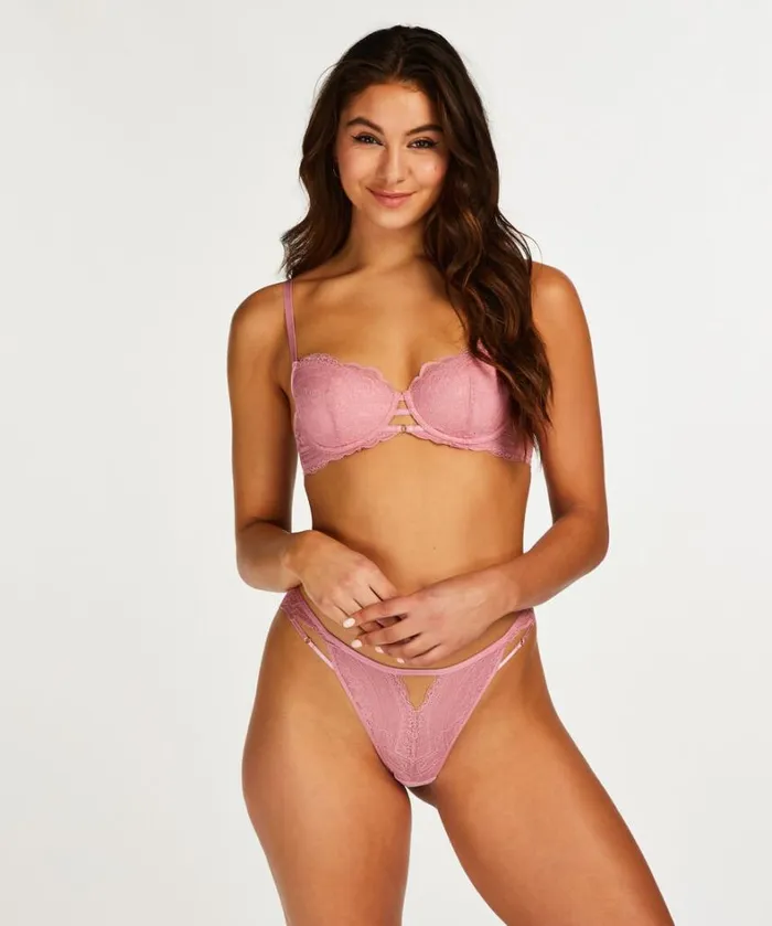 Hunkemller Wies Padded Underwired Bra 8211 Pink 8211 Women Hunkemller Wies Padded Underwired Bra 8211 Pink 8211 Women