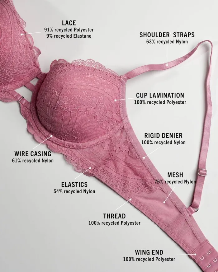 Hunkemller Wies Padded Underwired Bra 8211 Pink 8211 Women Hunkemller Wies Padded Underwired Bra 8211 Pink 8211 Women