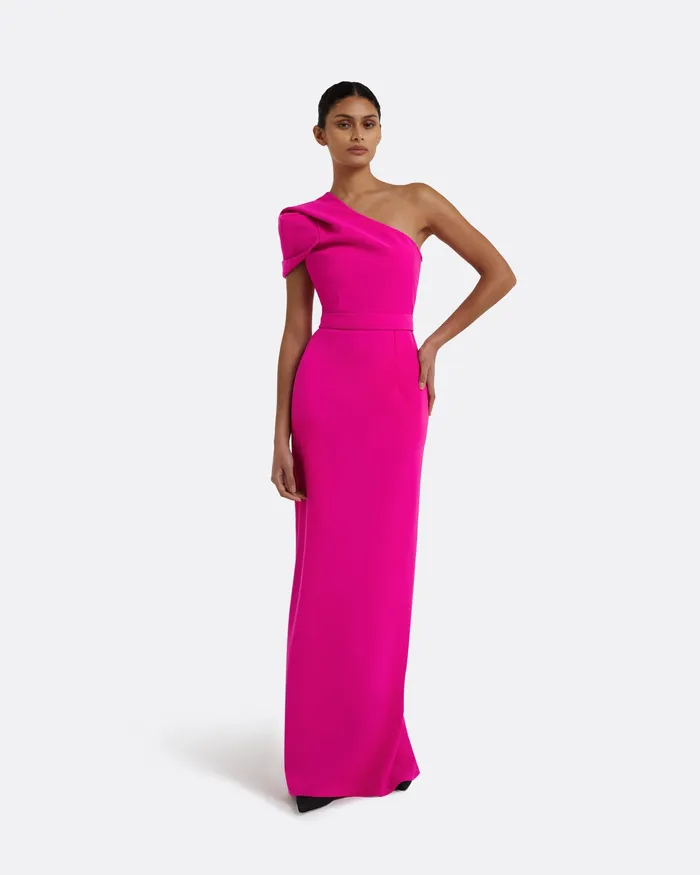 Icons Kora Wild Strawberry Long Dress Wild Strawberry Safiyaa Women