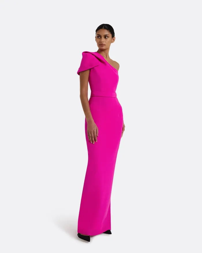 Icons Kora Wild Strawberry Long Dress Wild Strawberry Safiyaa Women
