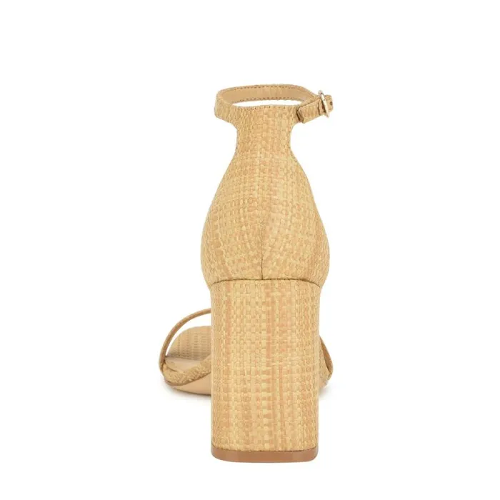 Ilea Ankle Strap Sandals Natural Raffia Women Nine West Sandals Ilea Ankle Strap Sandals Natural Raffia Women Nine West Sandals