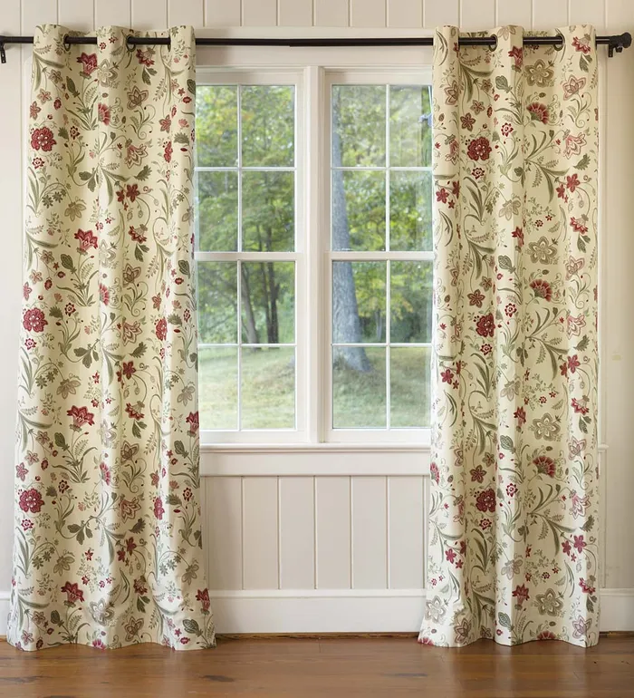 Indoor Living Jacobean Thermalogic GrommetTop Curtains Plow and Hearth Insulated Curtains