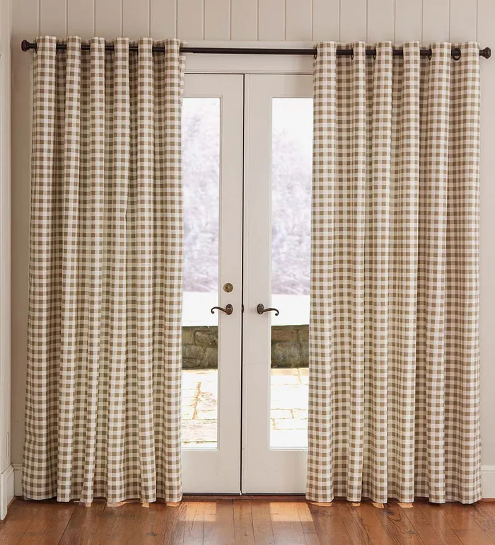 Indoor Living Thermalogic153 Energy Efficient Insulated Check GrommetTop Curtain Pairs Plow and Hearth Valances Indoor Living Thermalogic153 Energy Efficient Insulated Check GrommetTop Curtain Pairs Plow and Hearth Valances