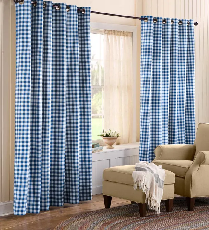 Indoor Living Thermalogic153 Energy Efficient Insulated Check GrommetTop Curtain Pairs Plow and Hearth Valances Indoor Living Thermalogic153 Energy Efficient Insulated Check GrommetTop Curtain Pairs Plow and Hearth Valances