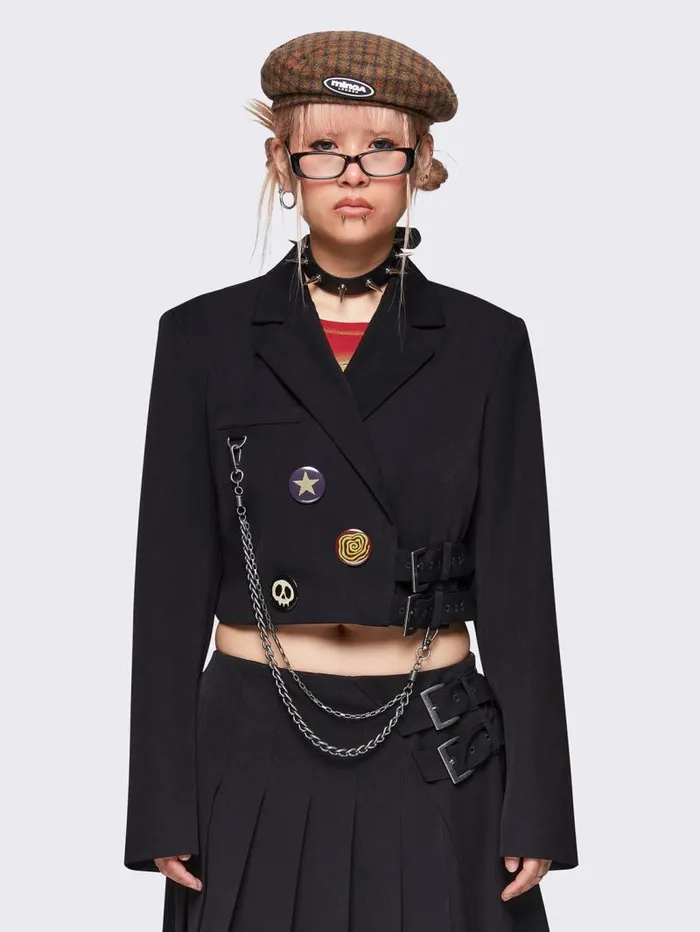 Ingrid Cropped Blazer Women Minga London Jackets
