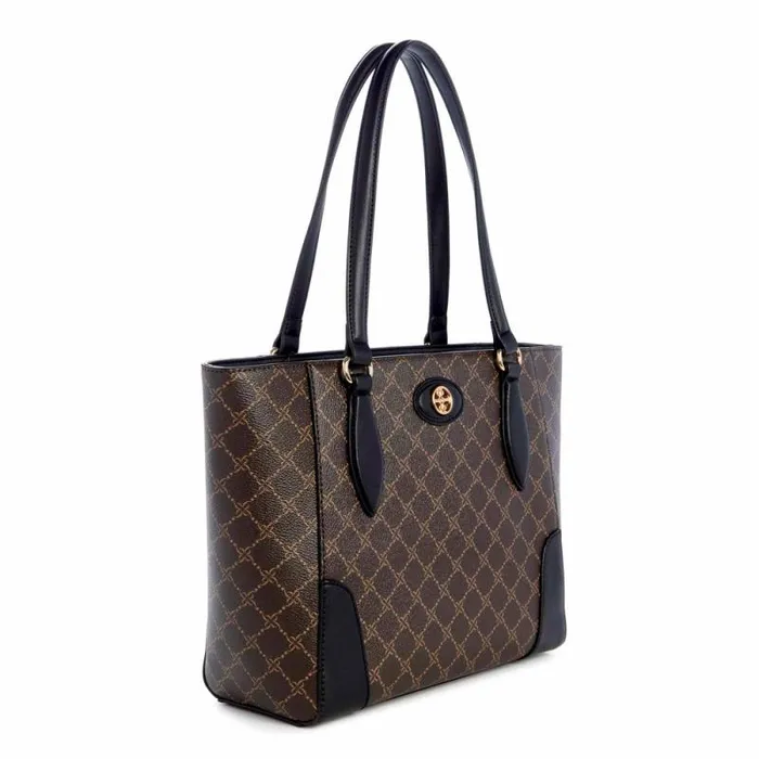 Innes Small Tote Shopper Brownblack Women Nine West Satchels and Shoulder Bags Innes Small Tote Shopper Brownblack Women Nine West Satchels and Shoulder Bags