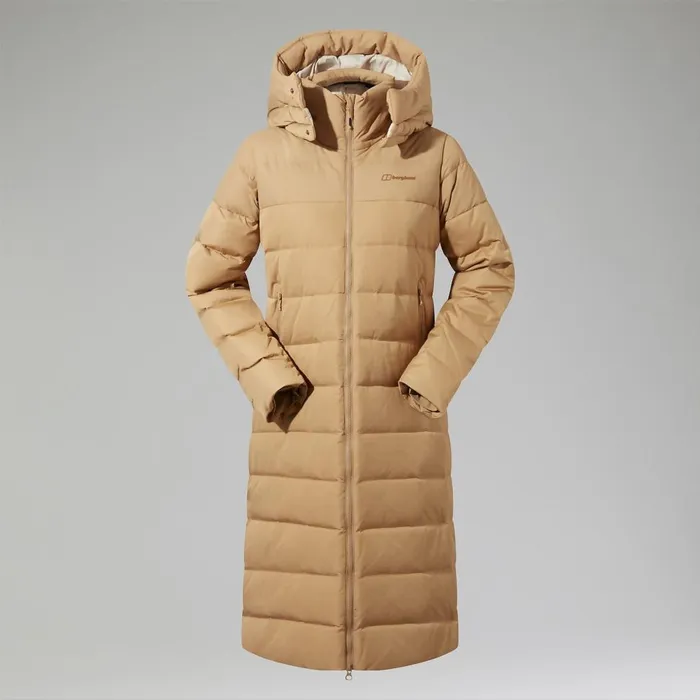 Insulated Women Berghaus Embo 4in1 Down Insulated Long Jacket 8211 Natural