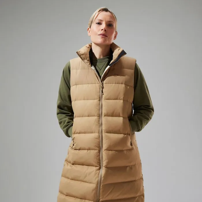 Insulated Women Berghaus Embo 4in1 Down Insulated Long Jacket 8211 Natural