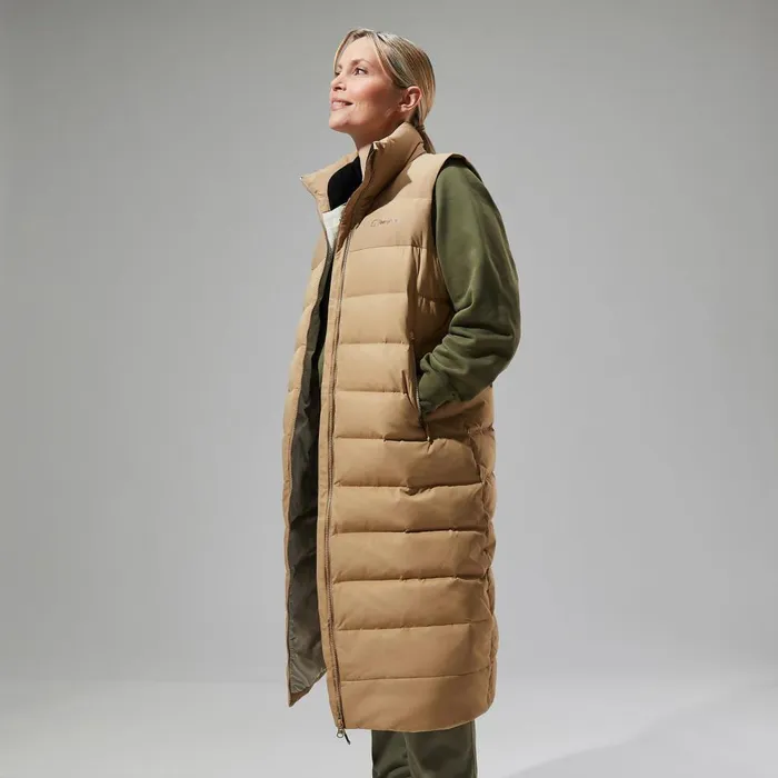 Insulated Women Berghaus Embo 4in1 Down Insulated Long Jacket 8211 Natural