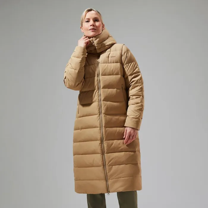 Insulated Women Berghaus Embo 4in1 Down Insulated Long Jacket 8211 Natural