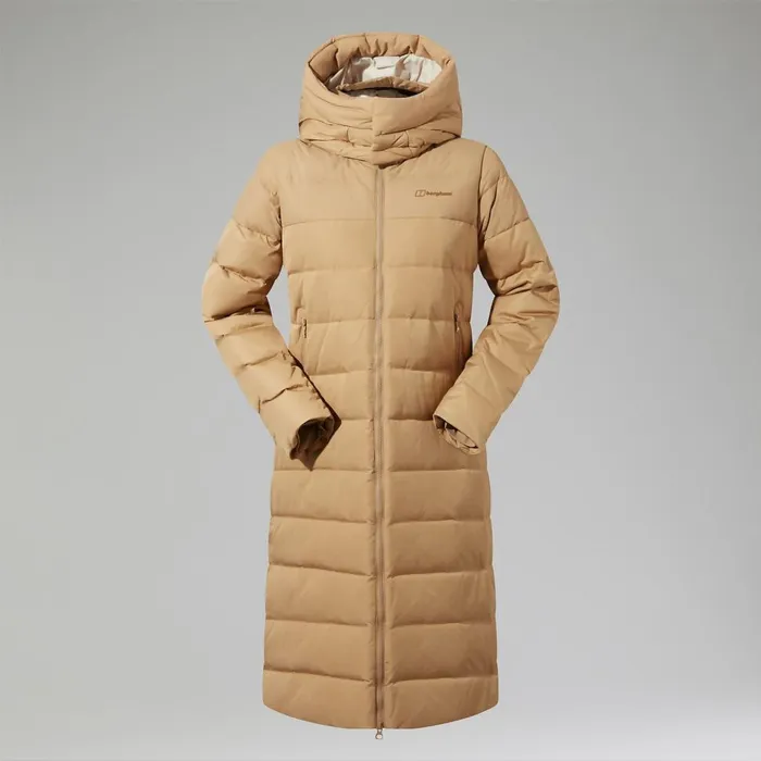 Insulated Women Berghaus Embo 4in1 Down Insulated Long Jacket 8211 Natural