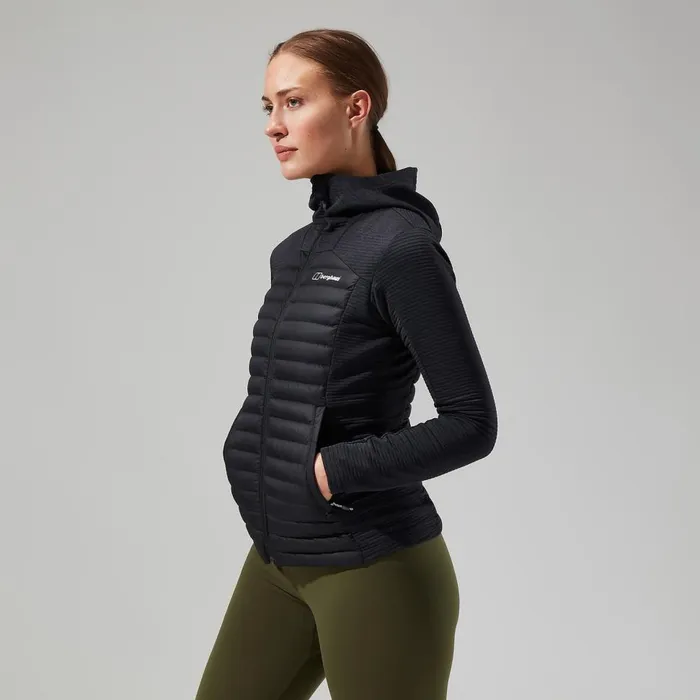 Insulated Women Berghaus Nula Hybrid Jacket 8211 Black