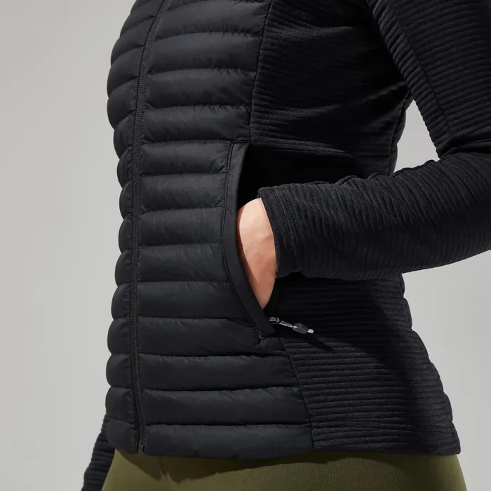 Insulated Women Berghaus Nula Hybrid Jacket 8211 Black