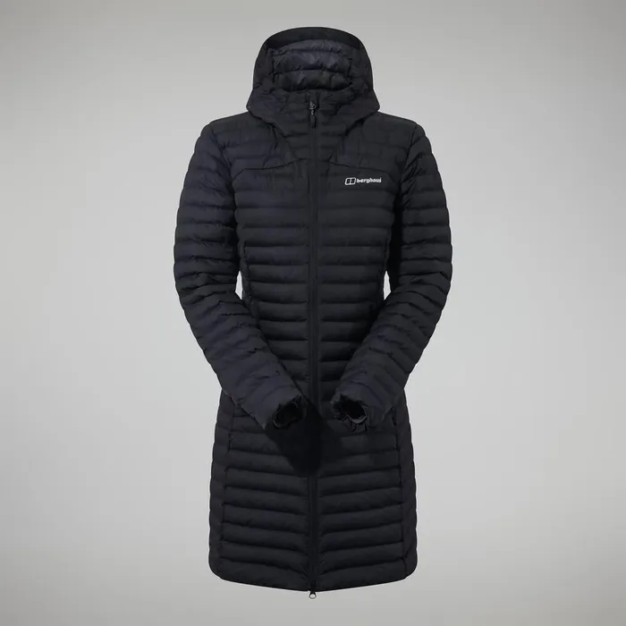 Insulated Women Berghaus Nula Micro Jacket Long 8211 Black