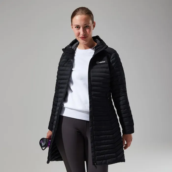 Insulated Women Berghaus Nula Micro Jacket Long 8211 Black