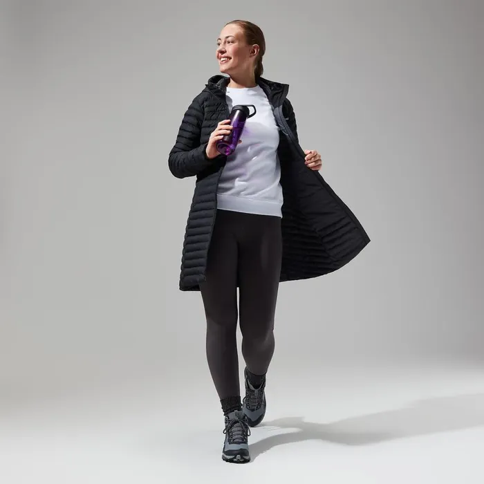 Insulated Women Berghaus Nula Micro Jacket Long 8211 Black