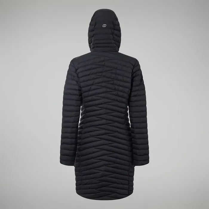 Insulated Women Berghaus Nula Micro Jacket Long 8211 Black