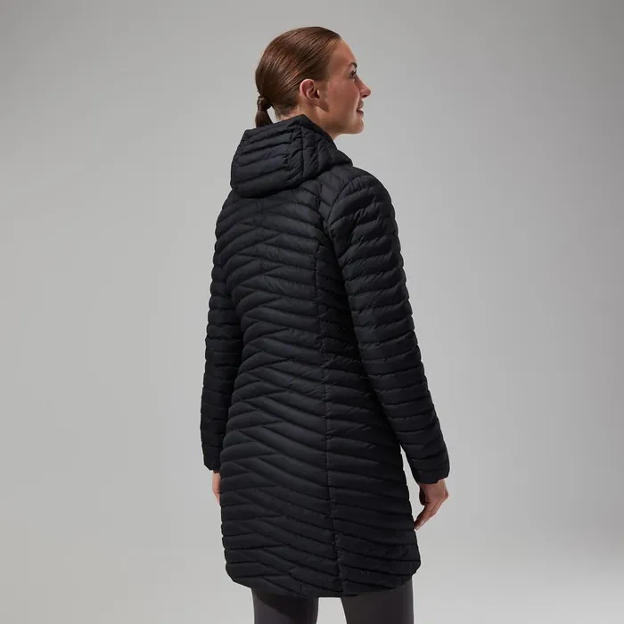 Insulated Women Berghaus Nula Micro Jacket Long 8211 Black