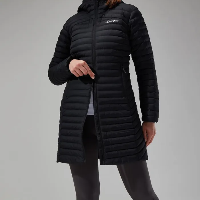 Insulated Women Berghaus Nula Micro Jacket Long 8211 Black