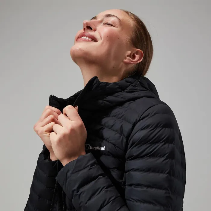 Insulated Women Berghaus Nula Micro Jacket Long 8211 Black