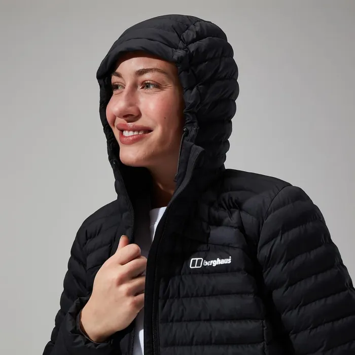 Insulated Women Berghaus Nula Micro Jacket Long 8211 Black